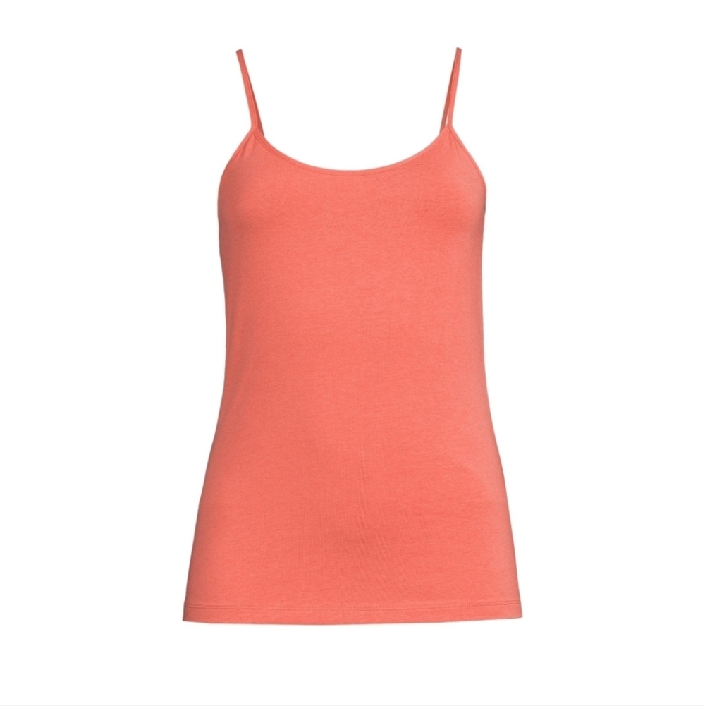 Time and Tru Adjustable Straps Cami Orange